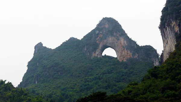 View Moon Hill Yangshuo China — Stock Photo, Image