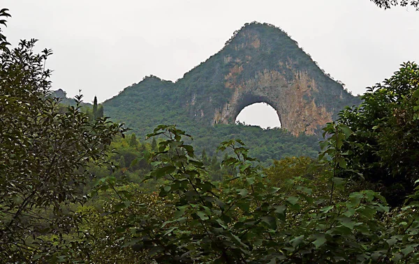 stock image View of Moon Hill, Yangshuo - China