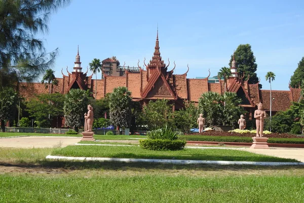 Εθνικό Μουσείο Της Καμπότζης Στην Πνομ Πενχ Την Πρωτεύουσα Καμπότζη — Φωτογραφία Αρχείου