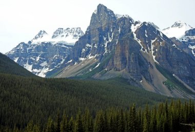 Ünlü 93. otoyolun manzarası - Kanada