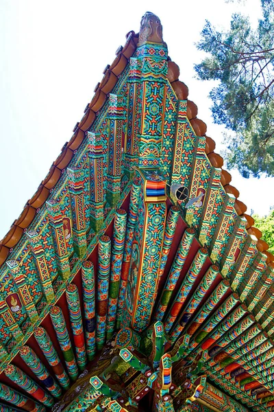 Guinsa Tapınağı Mimarisi Danyang Güney Kore — Stok fotoğraf