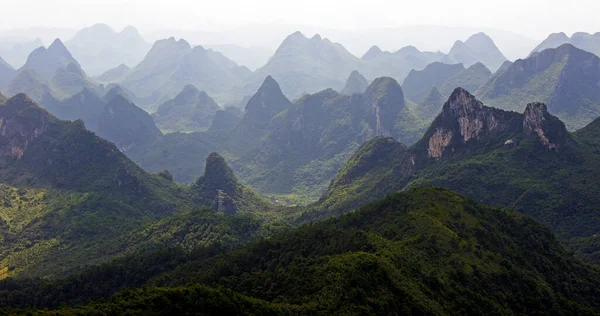 Krajina Pohoří Yao Guilin Čína — Stock fotografie