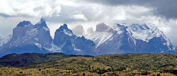 Landskap Cuernos Del Paine Chile — Stockfoto