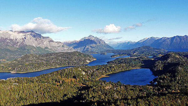 Landscape of Nahuel Huapi National Park, Bariloche -.Argentina