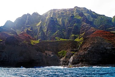 Kauai Adası 'ndaki Na Pali Sahili - ABD