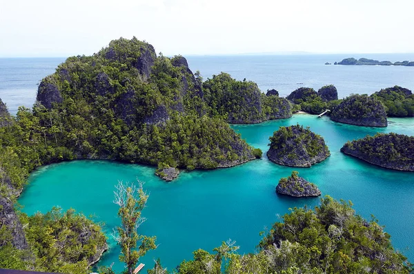 Landscape Pianemo Raja Ampat Archipelago Western Indonesia — Stock Photo, Image