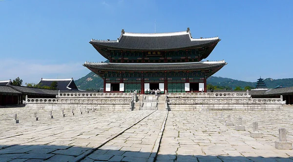 Παλάτι Gyeongbokgung Σεούλ Νότια Κορέα — Φωτογραφία Αρχείου