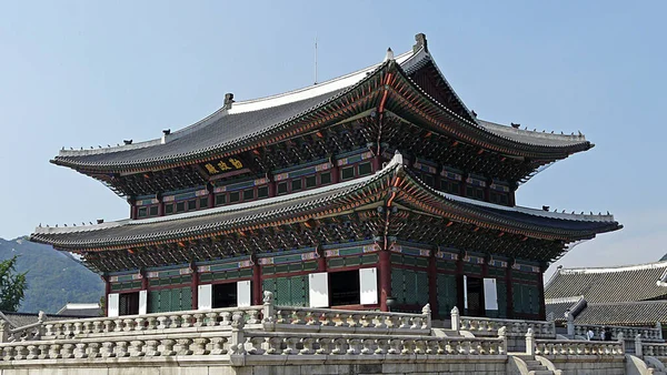 Gyeongbokgung Palace Seul Coreia Sul — Fotografia de Stock