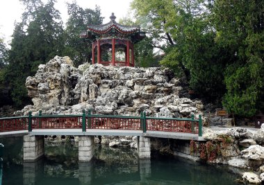 Pekin 'deki Pekin Parkı Panoraması - Çin