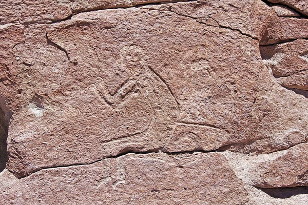 Petroglifos Yerbas Buenas Desierto Atacama Chile — Foto de Stock