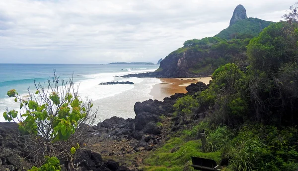 Pláž Cacimba Padre Ostrově Fernando Noronha Brazílie — Stock fotografie