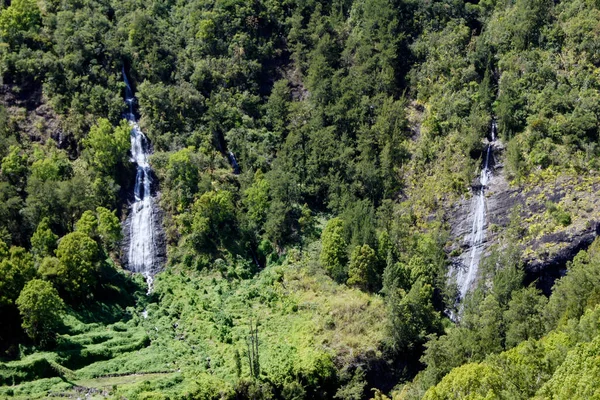 Waterfall in Grand Bassin, Reunion Island - France