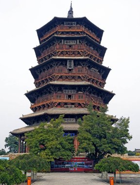 Mu Ta Pagoda, Shuozhou, Shanxi Eyaleti - Çin