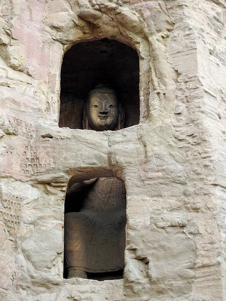 Yungang Grottoes Κοντά Στο Datong Κίνα — Φωτογραφία Αρχείου