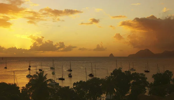 Günbatımı, Le Diamant Martinique Adası - Fransa