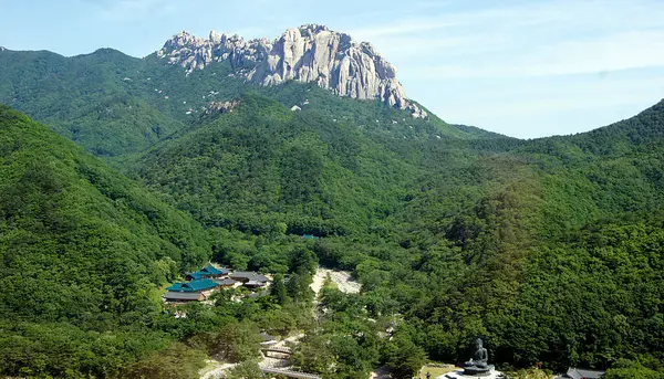 Seção Seroak Exterior Parque Nacional Seoraksan Coreia Sul — Fotografia de Stock