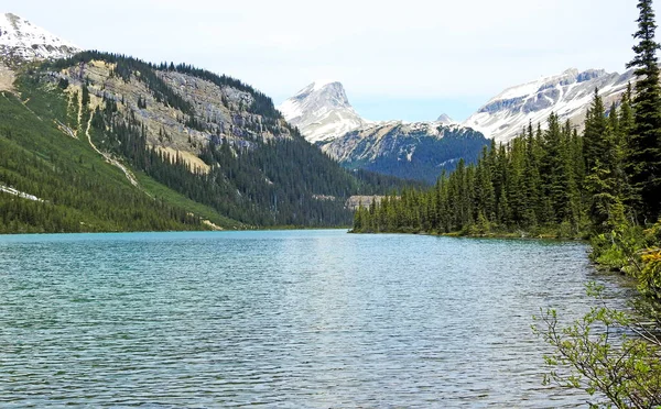 Sherbrooke Lake Yoho Nationalpark Rocky Mountains British Columbia Kanada — Stockfoto