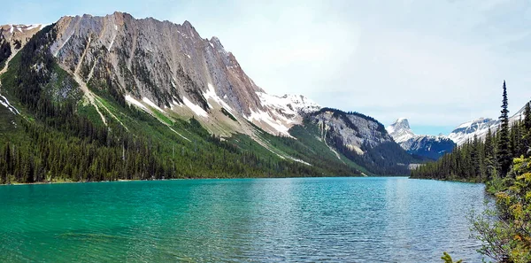 Sherbrooke Lake Yoho Nationalpark Rocky Mountains British Columbia Kanada — Stockfoto