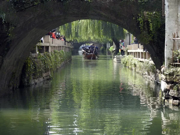Suzhou Canal Zhouzhuang Jiangsu Κίνα — Φωτογραφία Αρχείου
