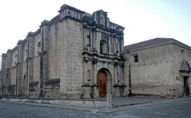 Antigua 'daki Capuchin Manastırı - Guatemala