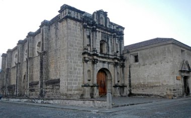 Capuchin Convent in the city of Antigua - Guatemala clipart