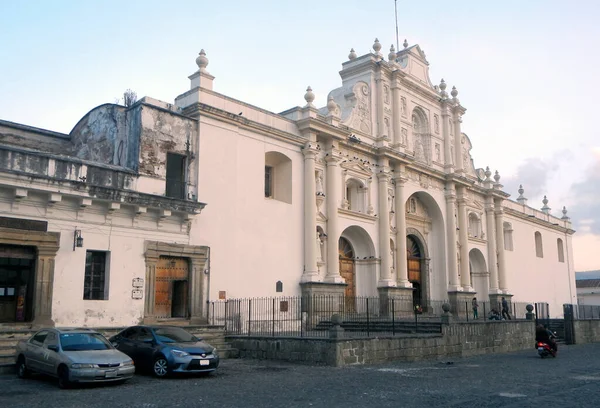 Cathédrale Santiago Dans Ville Antigua Guatemala — Photo