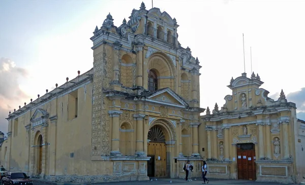 Kościół San Pedro Mieście Antigua Gwatemala — Zdjęcie stockowe