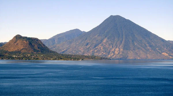 Toliman Vulkaan Lake Atitlan Guatemala — Stockfoto