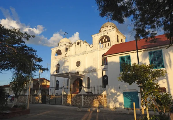 Kathedrale Auf Der Insel Flores Guatemala — Stockfoto