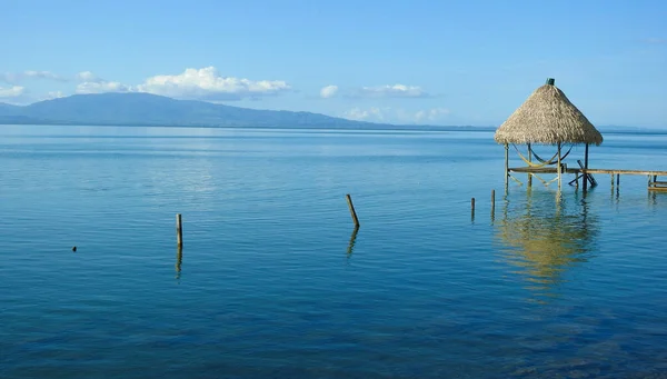 Панорамный Вид Озера Изабал Гватемала — стоковое фото