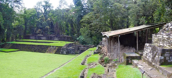 Quirigua Juego Pelota Sitio Arqueológico Guatemala — Foto de Stock