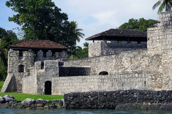 stock image Castle of San Felipe de Lara in Rio Dulce - Guatemala