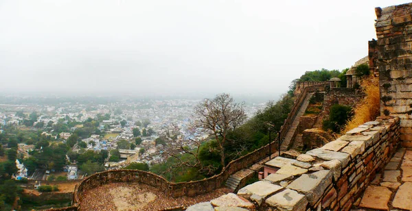 Панорама Читторгарха Форта Раджастхан Индия — стоковое фото