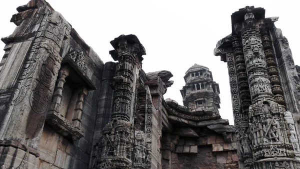 Tempel Chittogarh Fort India — Stockfoto