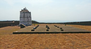 Goa 'daki Aguada Kalesi - Hindistan