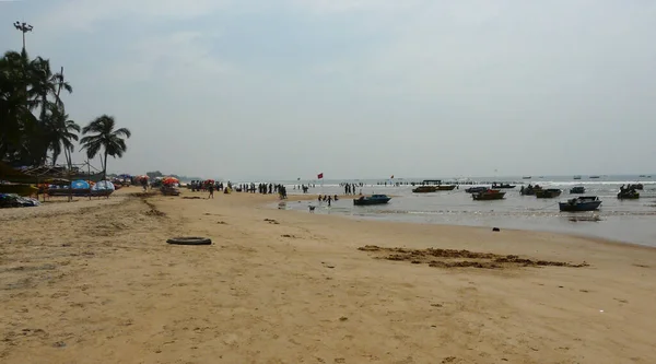 Пляж Бага Гоа Индия — стоковое фото
