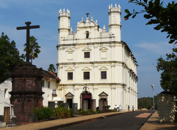 Εκκλησία Στην Παλιά Γκόα Ινδία — Φωτογραφία Αρχείου