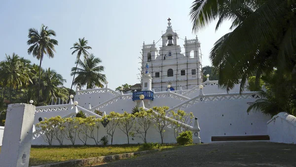 Kerk Van Onbevlekte Ontvangenis Panaji Goa India — Stockfoto