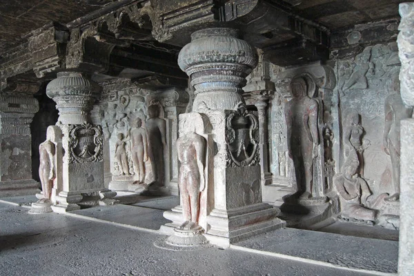 Храм Індра Сабха Печери Елора Аурангабад Індія — стокове фото