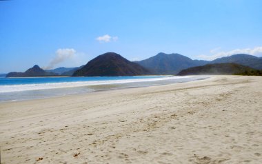 Lombok Adası, Endonezya 'daki Senon Blanak Plajı