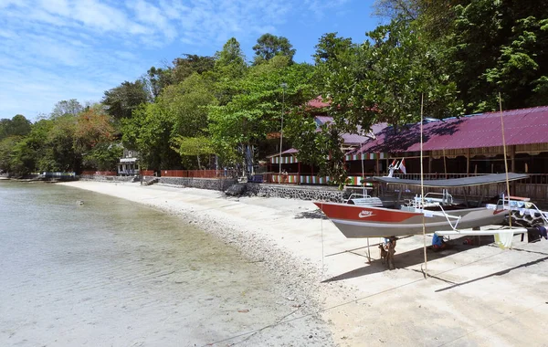 Bunaken Adası Plajı Sulawesi Adası Celebes Endonezya — Stok fotoğraf