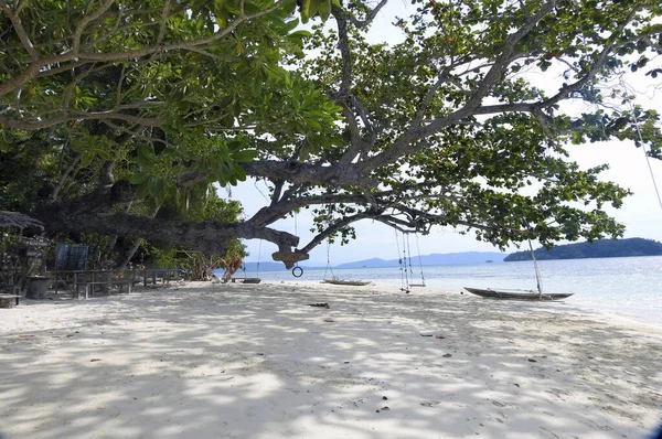 Isola Frewen Spiaggia Raja Ampat Papua Sud Occidentale Indonesia — Foto Stock