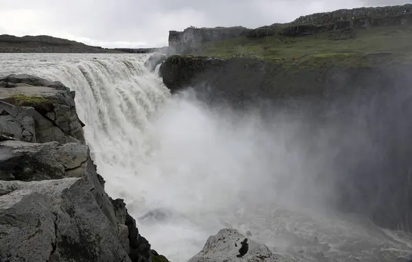 Dettifoss Cachoeira Kuls Rglj Fur National Park Islândia — Fotografia de Stock