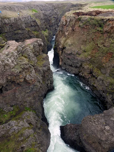 Kuls Llum River Kuls Rglj Fur Canyon Islandia — Foto de Stock