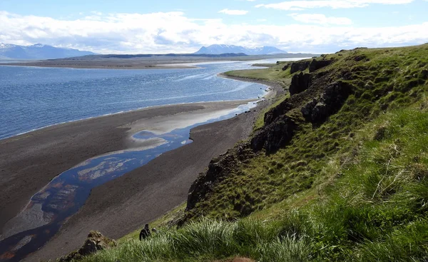 Krajobraz Półwyspu Vatnsnes Vestra Nor Urland Islandia — Zdjęcie stockowe