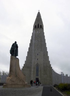 Hallgrimskirkju, Luteryan kilisesi, Reykjavik - İzlanda