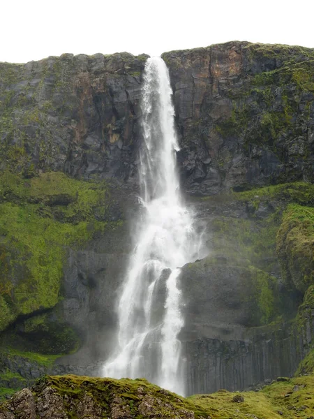 Vattenfall Snaefelines Halvön Bjarnarfoss Island — Stockfoto