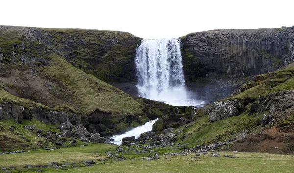 Waterfall Snaefelines Peninsula Bjarnarfoss Iceland — Stock Photo, Image