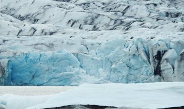 Fjalls Buzul Gölü 'nde, Vatnaj Kafatası Ulusal Parkı - İzlanda