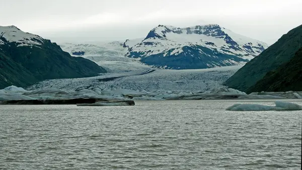 Heinabergsj Kull Glacier Vatnaj Kull National Park Island — Stockfoto